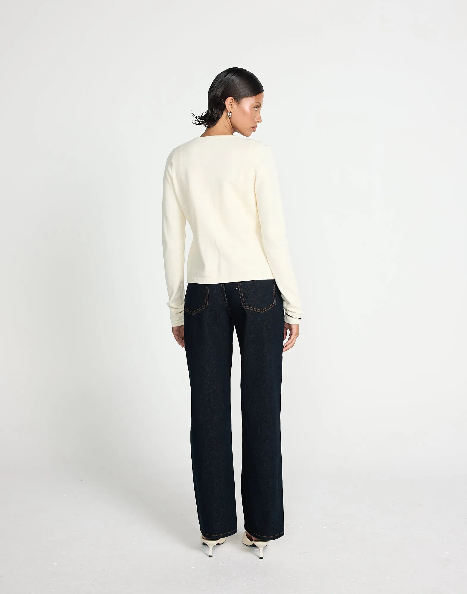 Sonnet Long Sleeve Top (Oat) sold by Charcoal Clothing product image thumbnail 4