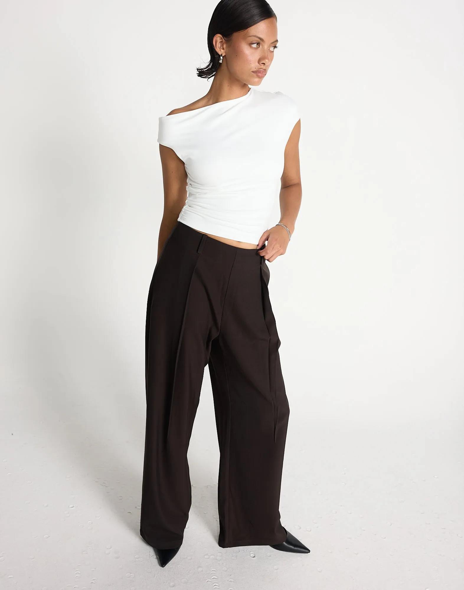 Dolly Top (White) sold by Charcoal Clothing product image thumbnail 5