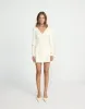 Brioni Long Sleeve Mini Dress (Oat) sold by Charcoal Clothing
