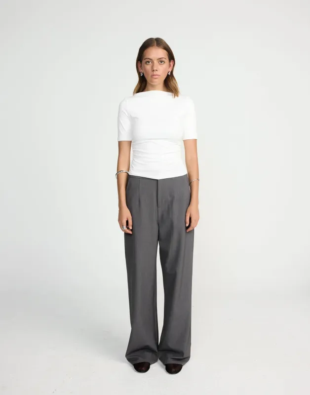 Caprice Top (White) sold by Charcoal Clothing