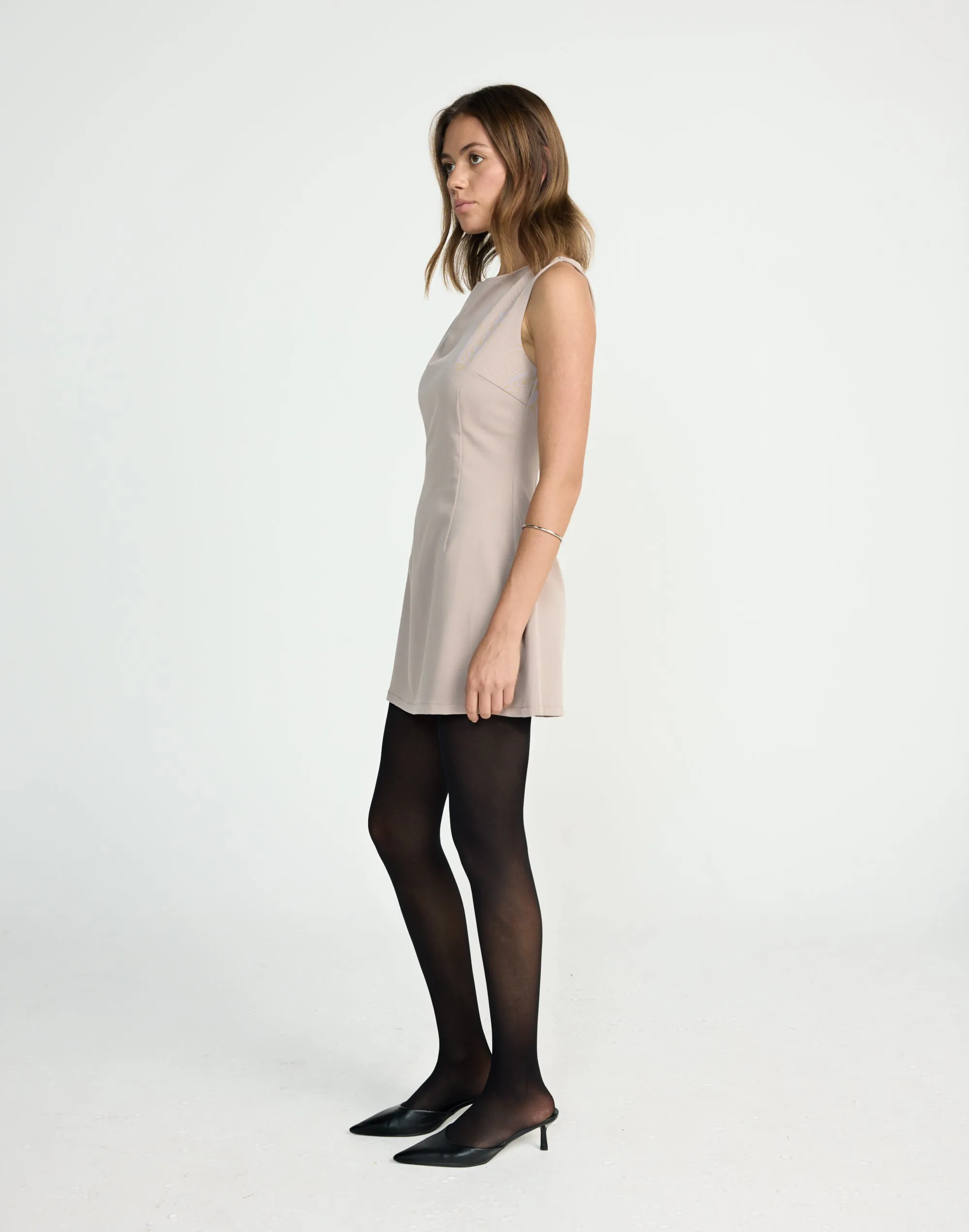 Gwynne Mini Dress (Mocha) sold by Charcoal Clothing product image thumbnail 5