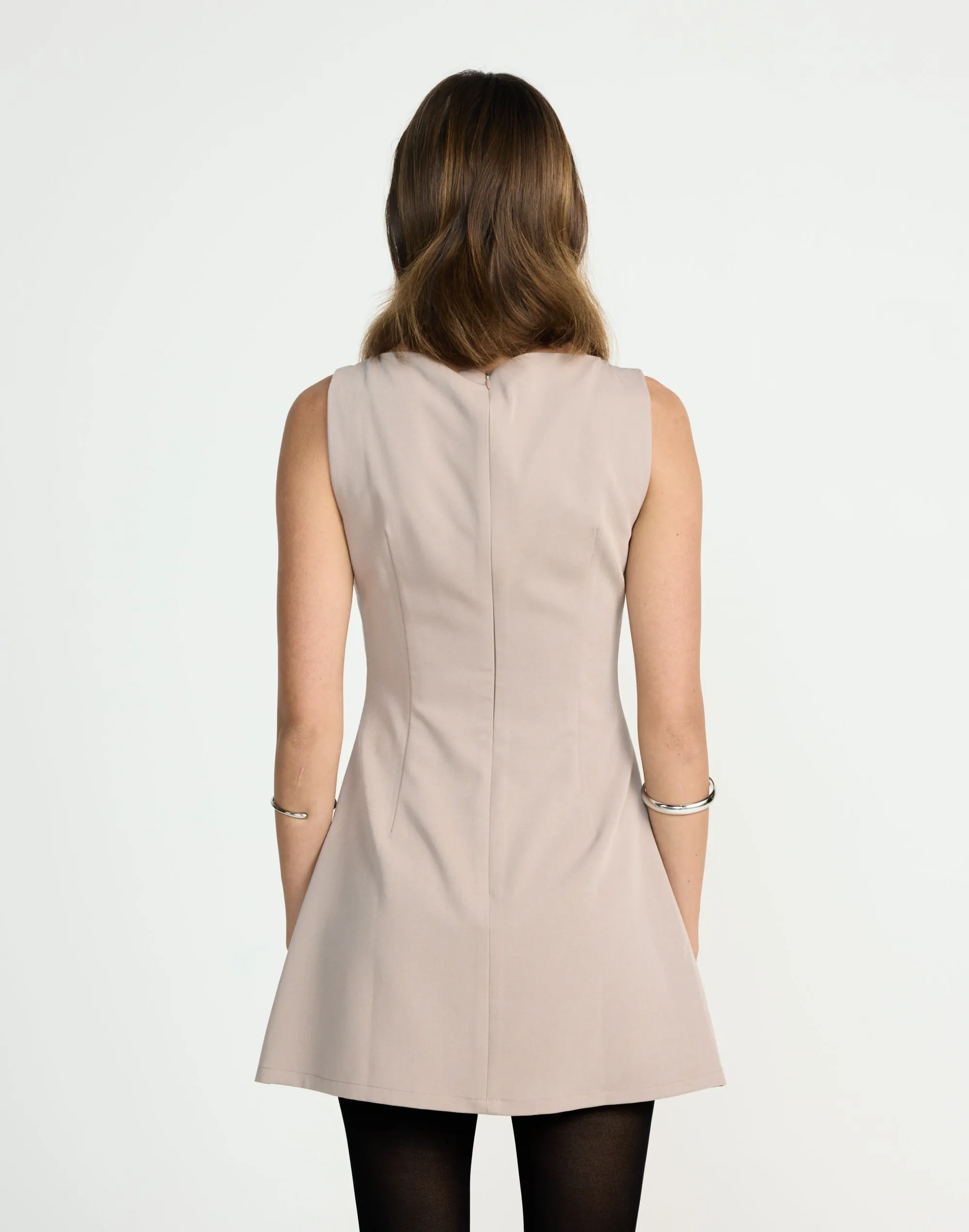 Gwynne Mini Dress (Mocha) sold by Charcoal Clothing product image thumbnail 3