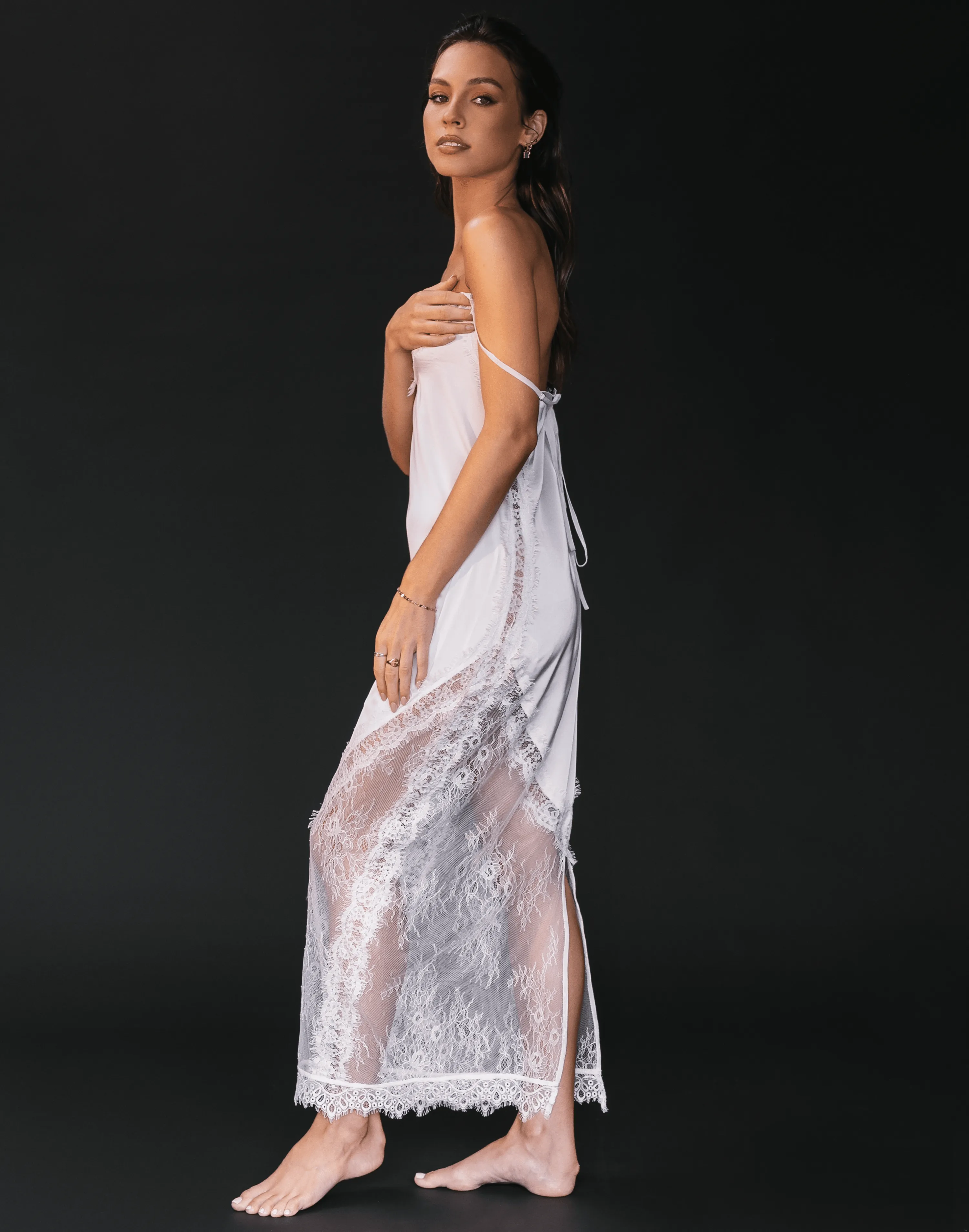 Hideaway Maxi Dress (Ivory) - By Lioness sold by Charcoal Clothing product image thumbnail 4