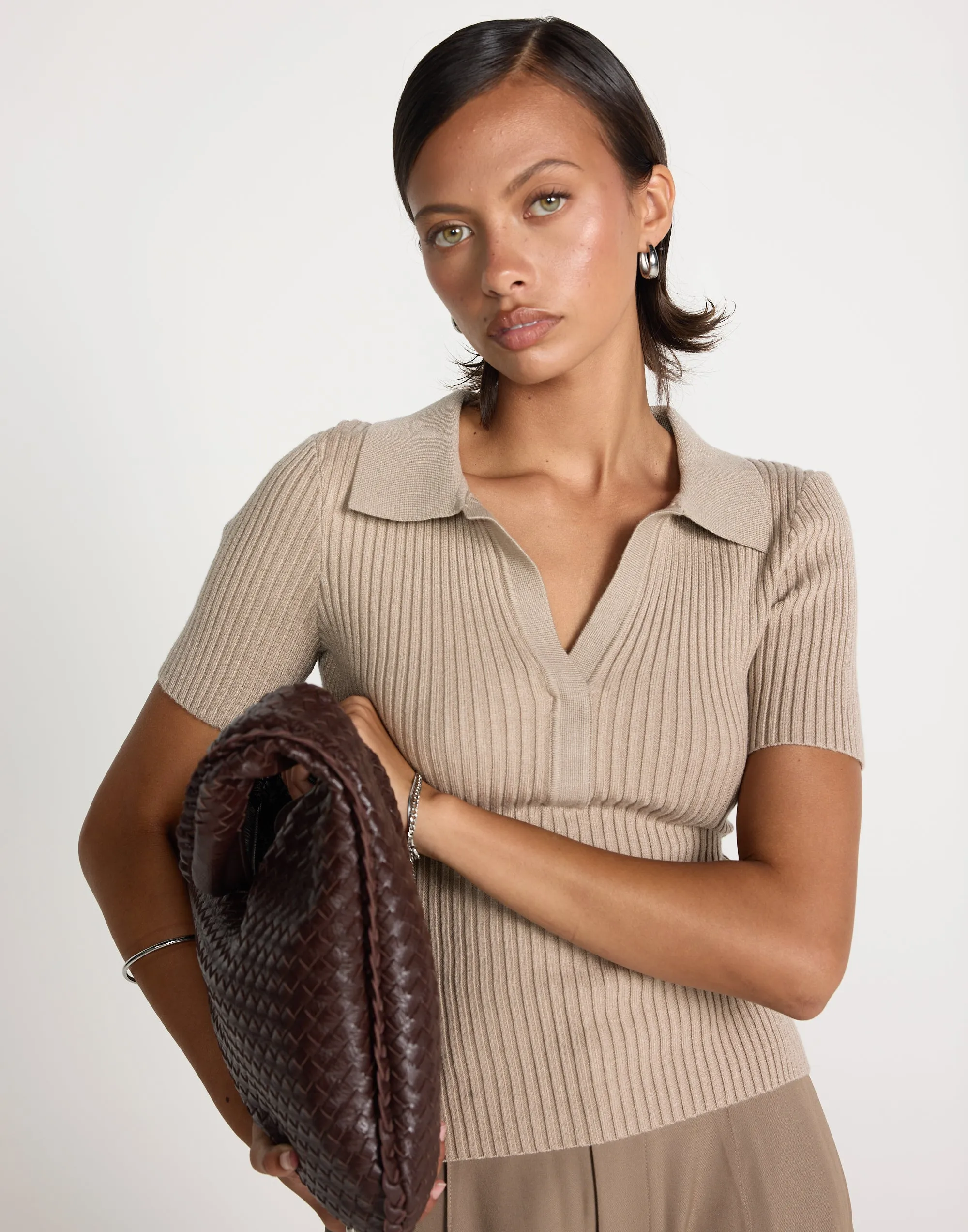 Michiko Top (Mocha) sold by Charcoal Clothing product image thumbnail 2