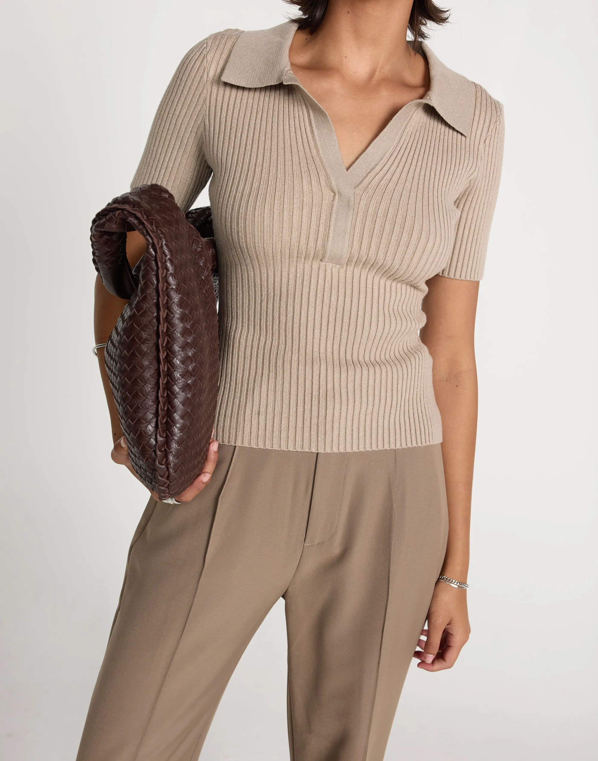 Michiko Top (Mocha) sold by Charcoal Clothing product image thumbnail 3