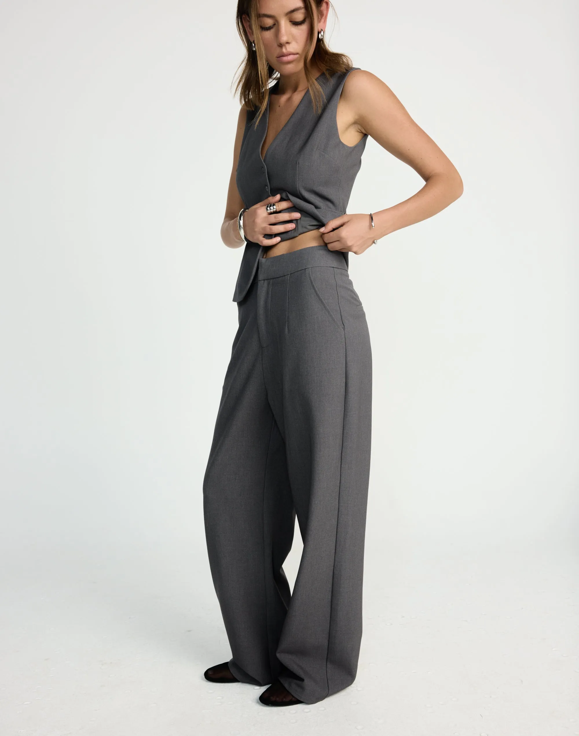 Yori Pants (Textured Slate) sold by Charcoal Clothing product image thumbnail 5