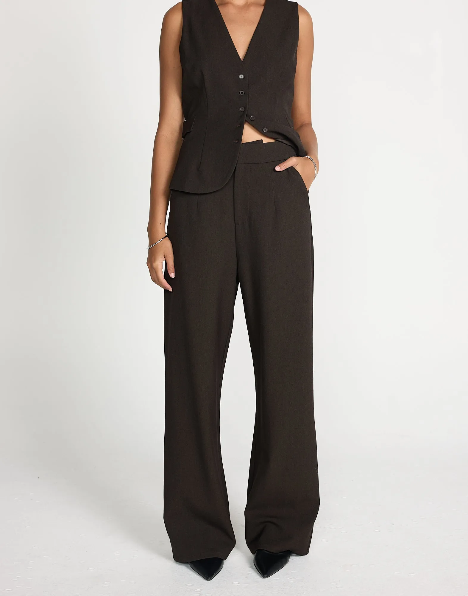 Yori Pants (Chocolate) sold by Charcoal Clothing product image thumbnail 5