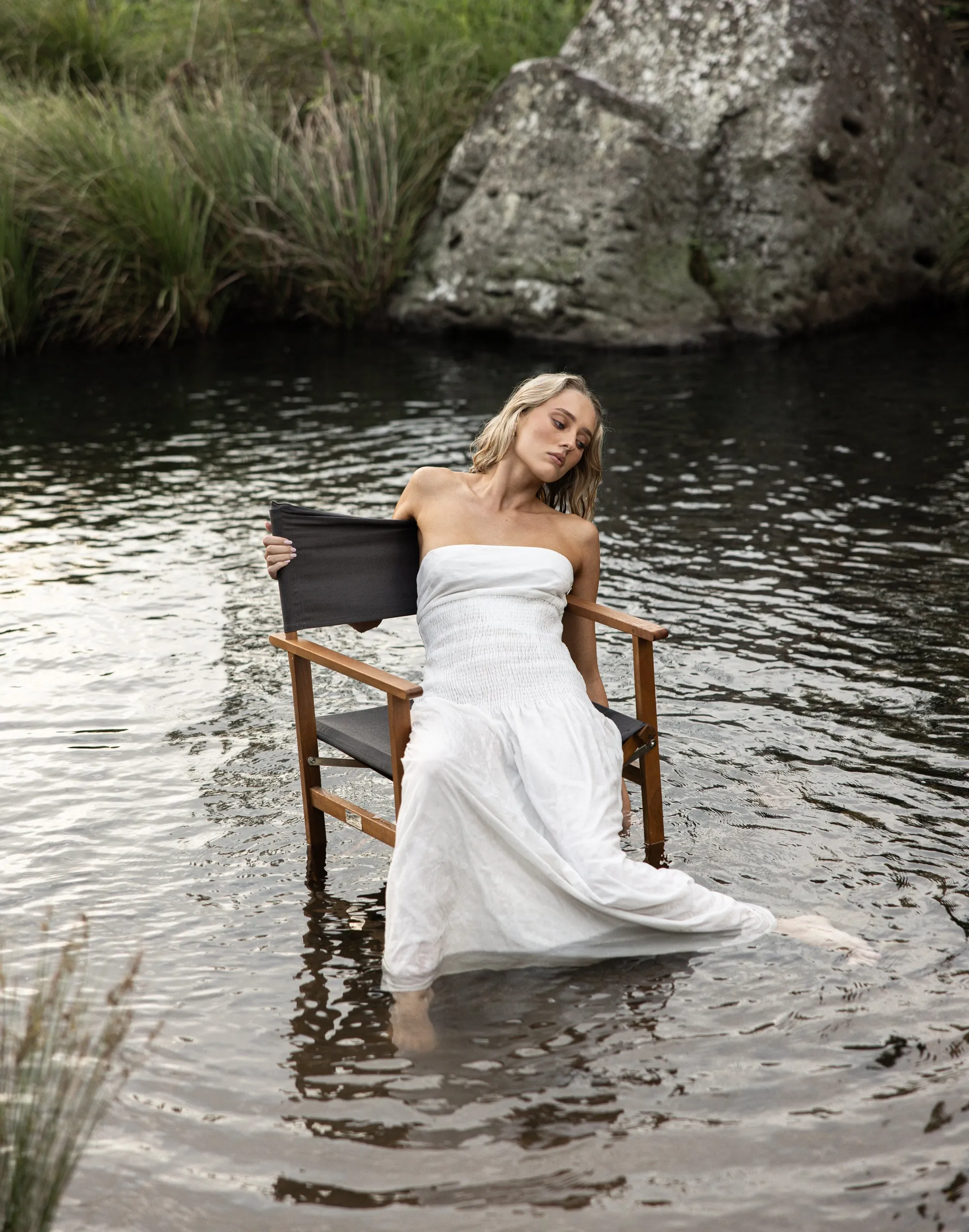 Daria Maxi Dress (White) sold by Charcoal Clothing product image thumbnail 5