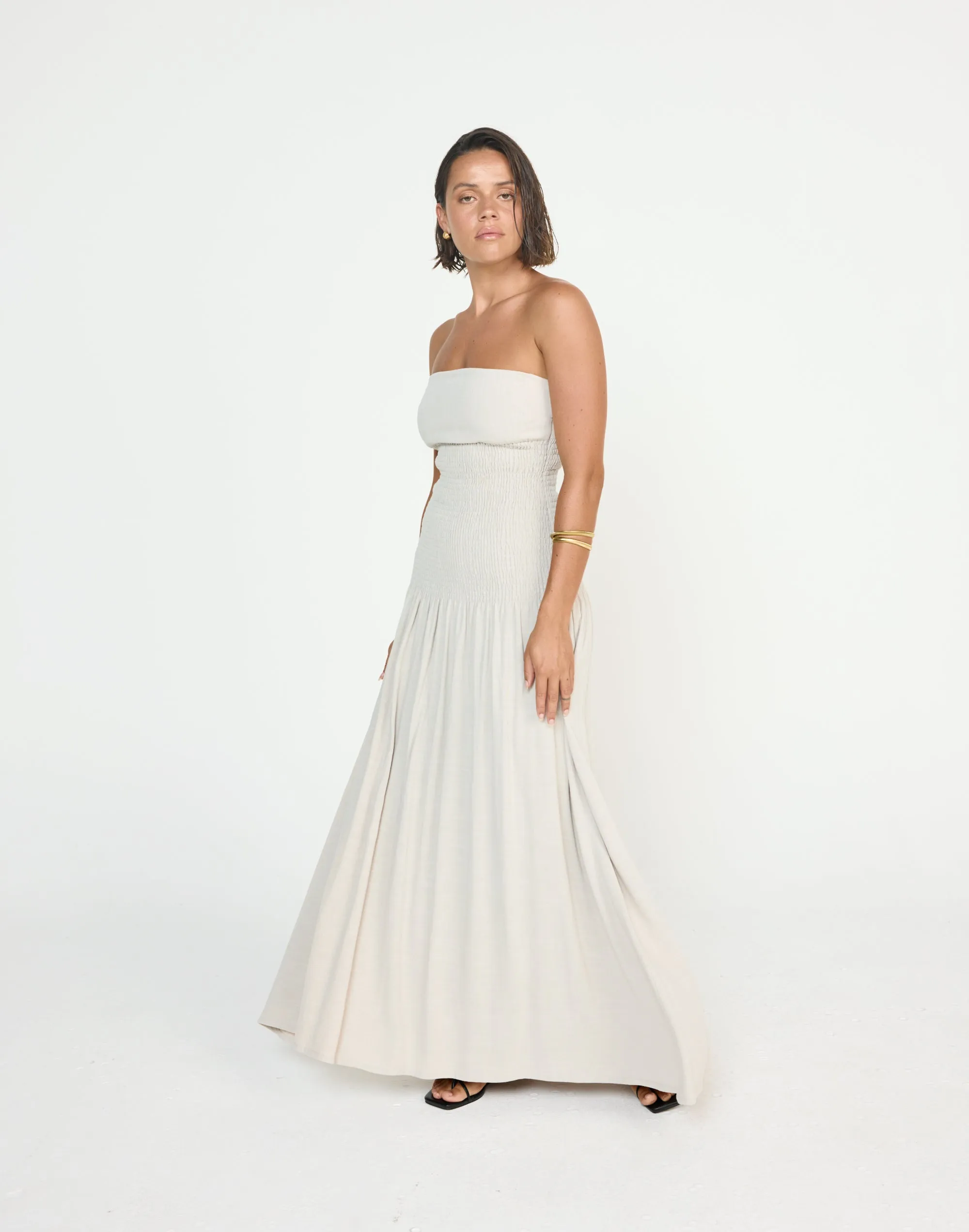 Daria Maxi Dress (Latte) sold by Charcoal Clothing product image thumbnail 5