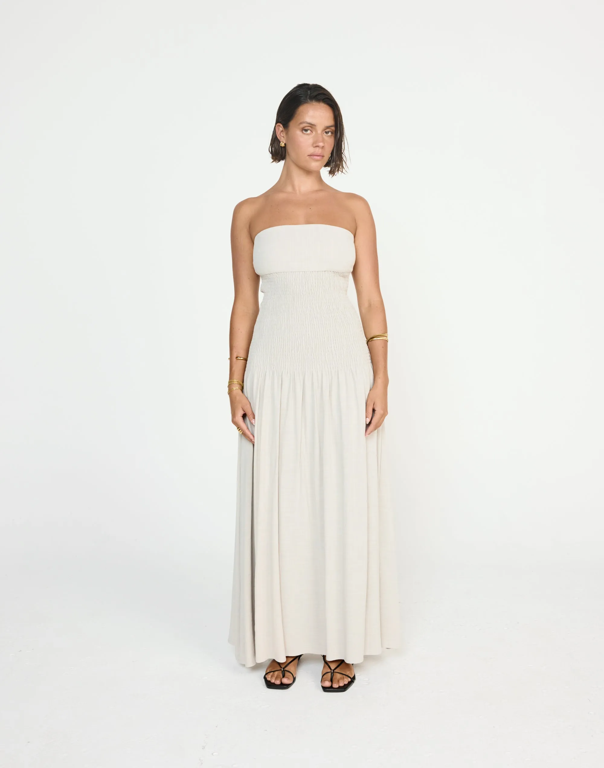 Daria Maxi Dress (Latte) sold by Charcoal Clothing product image thumbnail 4