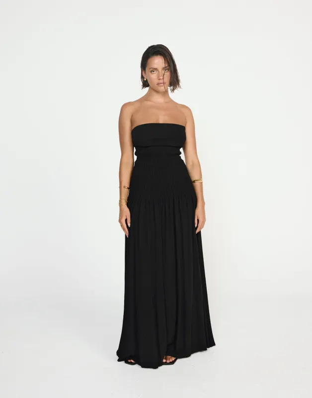 Daria Maxi Dress (Black) sold by Charcoal Clothing