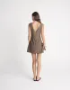 Chiti Mini Dress (Light Chocolate) sold by Charcoal Clothing