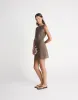 Chiti Mini Dress (Light Chocolate) sold by Charcoal Clothing