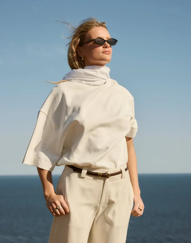 Theo T-Shirt (Off White) sold by Charcoal Clothing