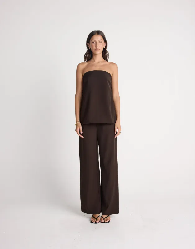 Kippa Top (Chocolate) sold by Charcoal Clothing