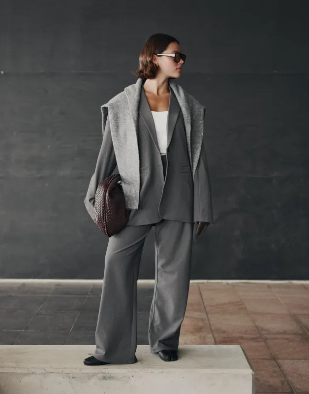 Clarke Blazer (Textured Slate) sold by Charcoal Clothing