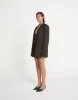 Clarke Blazer (Choc Texture) sold by Charcoal Clothing