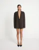 Clarke Blazer (Choc Texture) sold by Charcoal Clothing