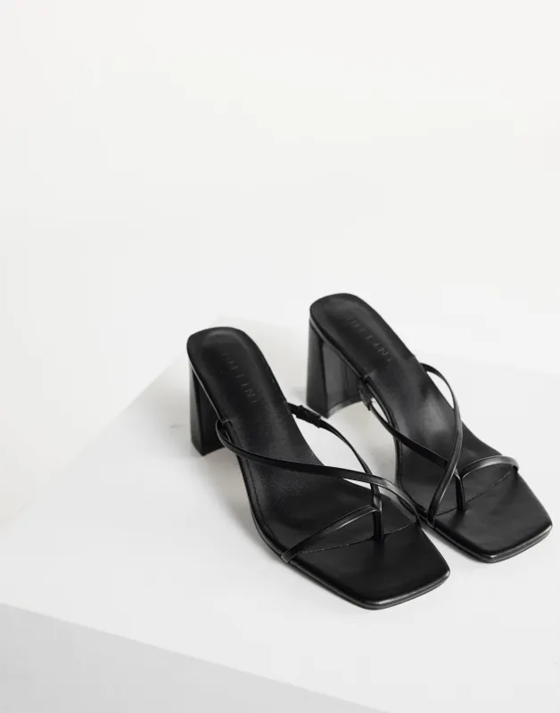 Alondra Heels (Black)  - By Billini sold by Charcoal Clothing