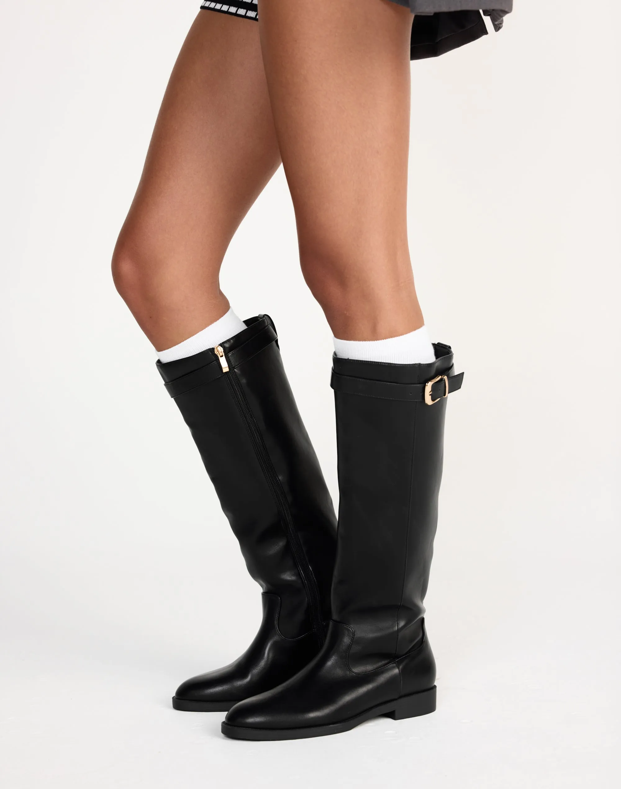 Normandie Boots (Black) - By Billini sold by Charcoal Clothing