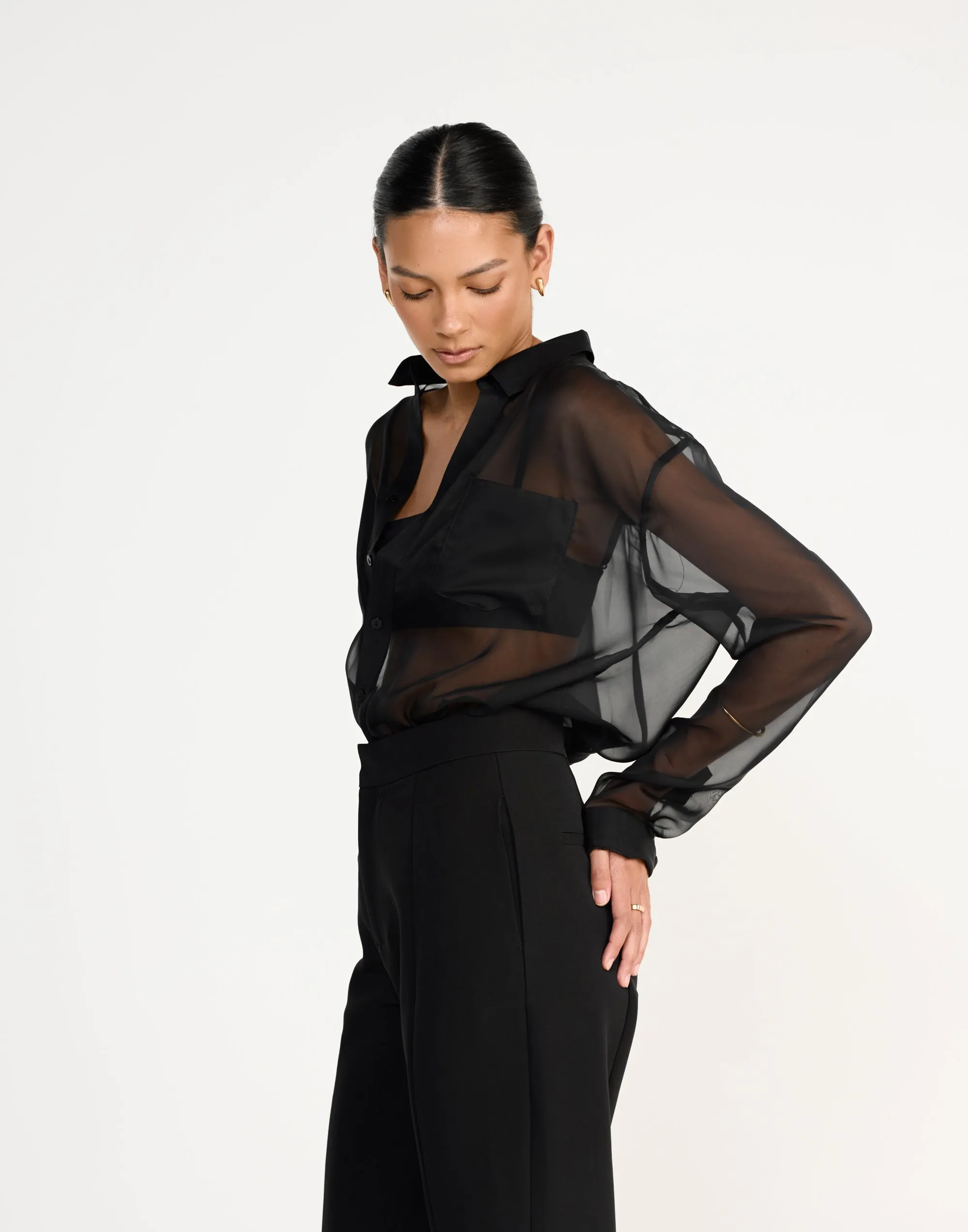 Claudio Shirt (Black) sold by Charcoal Clothing product image thumbnail 4