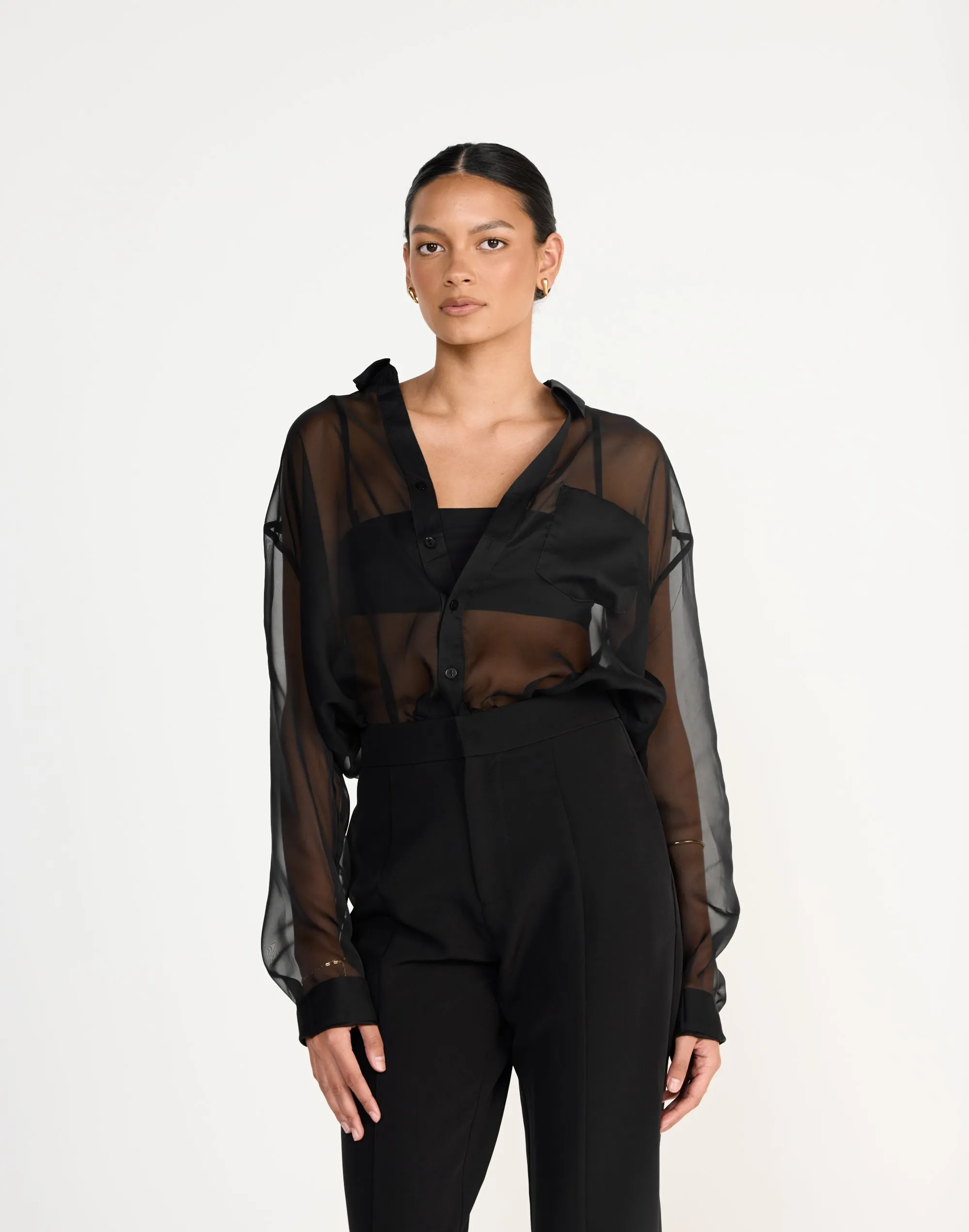 Claudio Shirt (Black) sold by Charcoal Clothing product image thumbnail 5