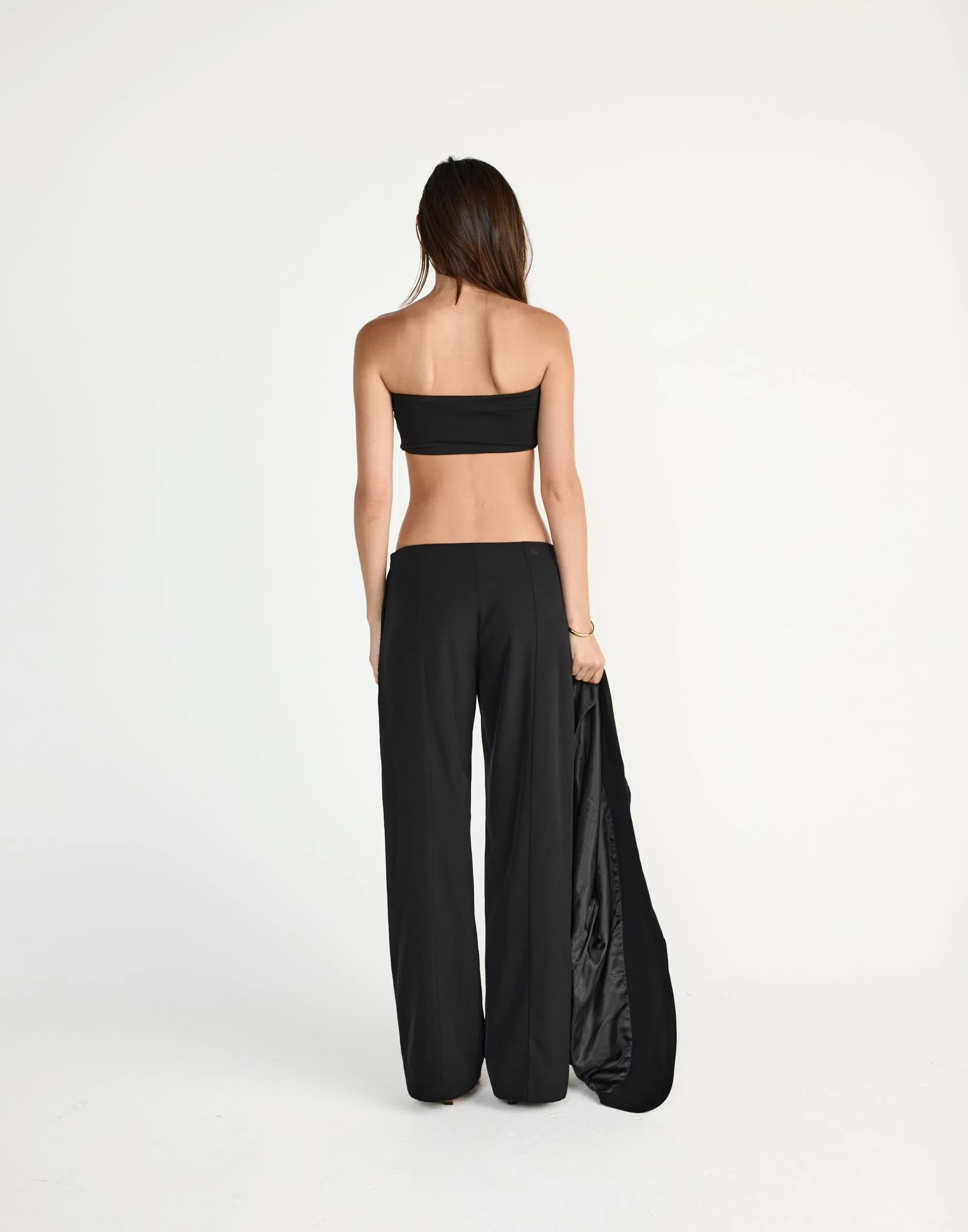 Maribel Bandeau Top (Black) sold by Charcoal Clothing product image thumbnail 5
