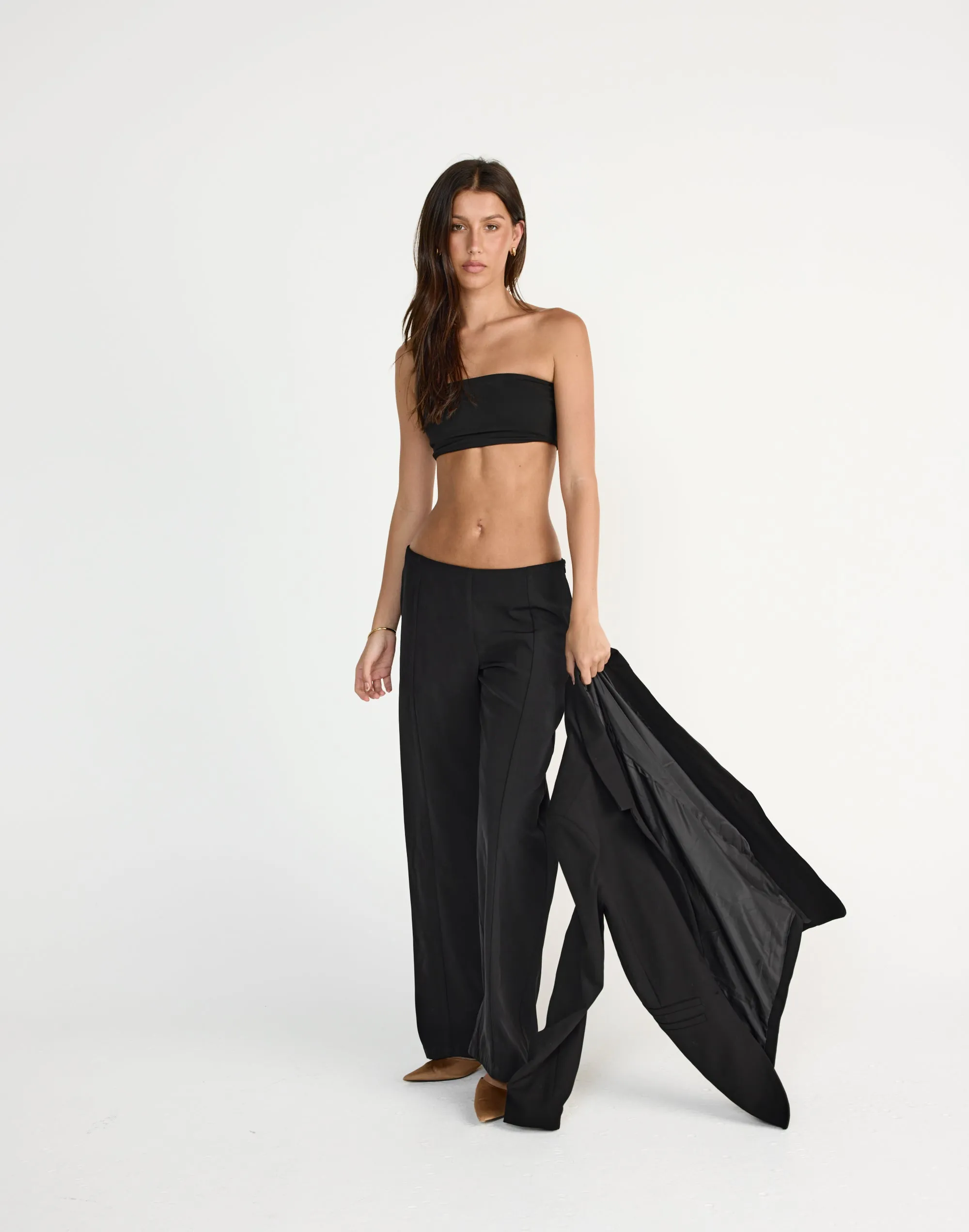 Maribel Bandeau Top (Black) sold by Charcoal Clothing product image thumbnail 4