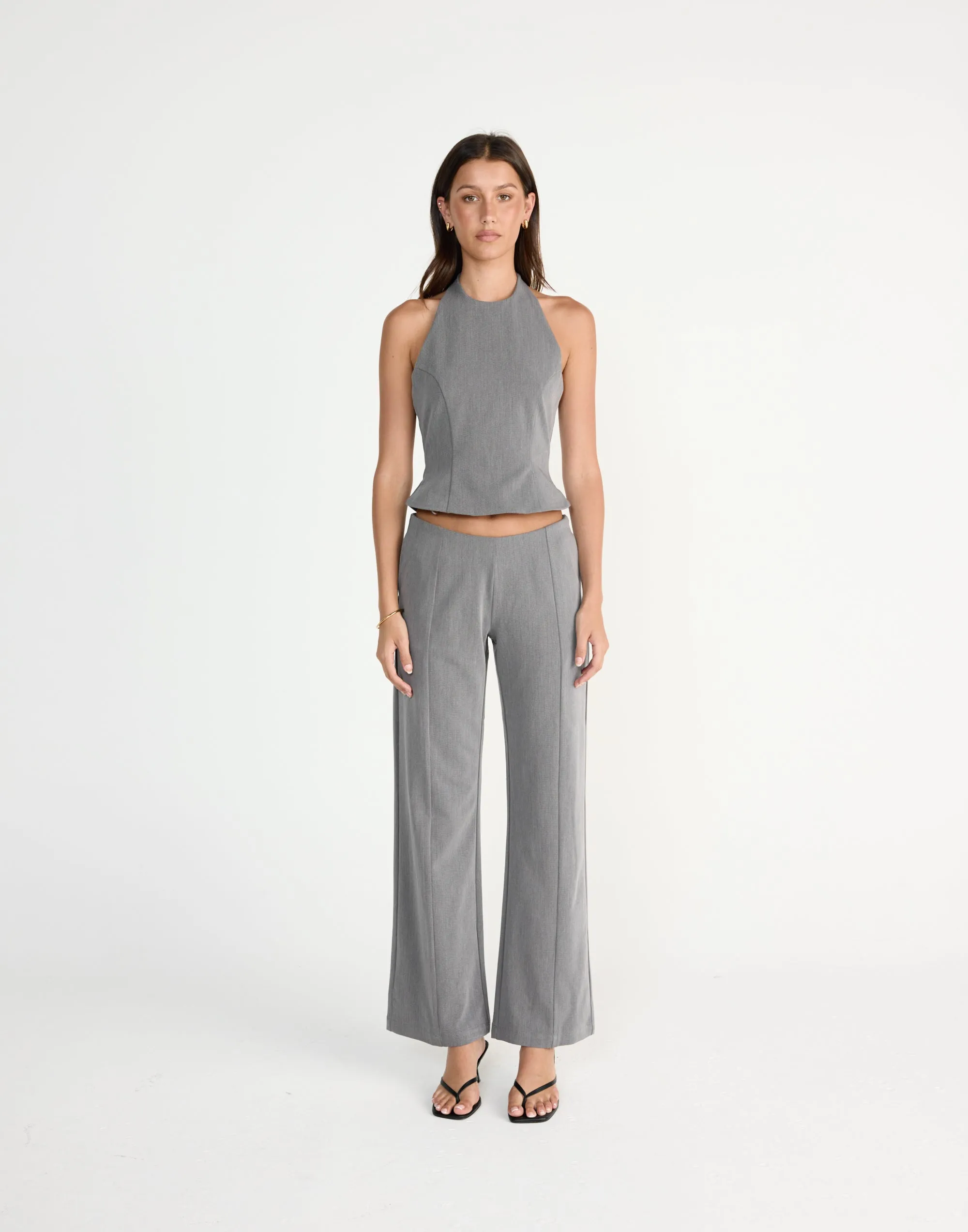 Kalla Pants (Grey) sold by Charcoal Clothing