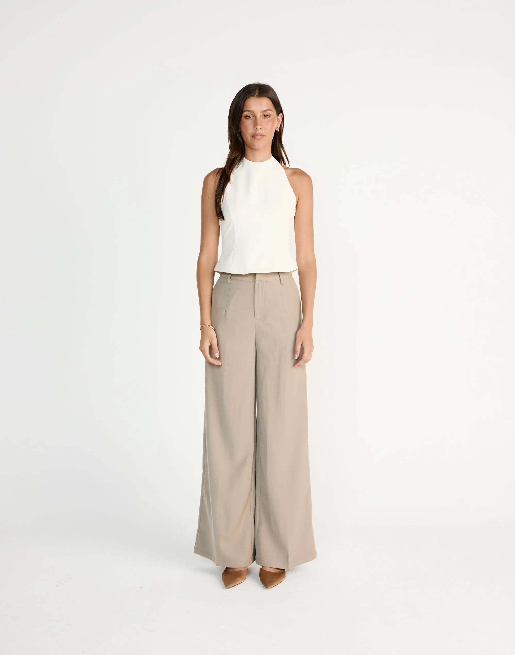 Kalla Top (Oat) sold by Charcoal Clothing