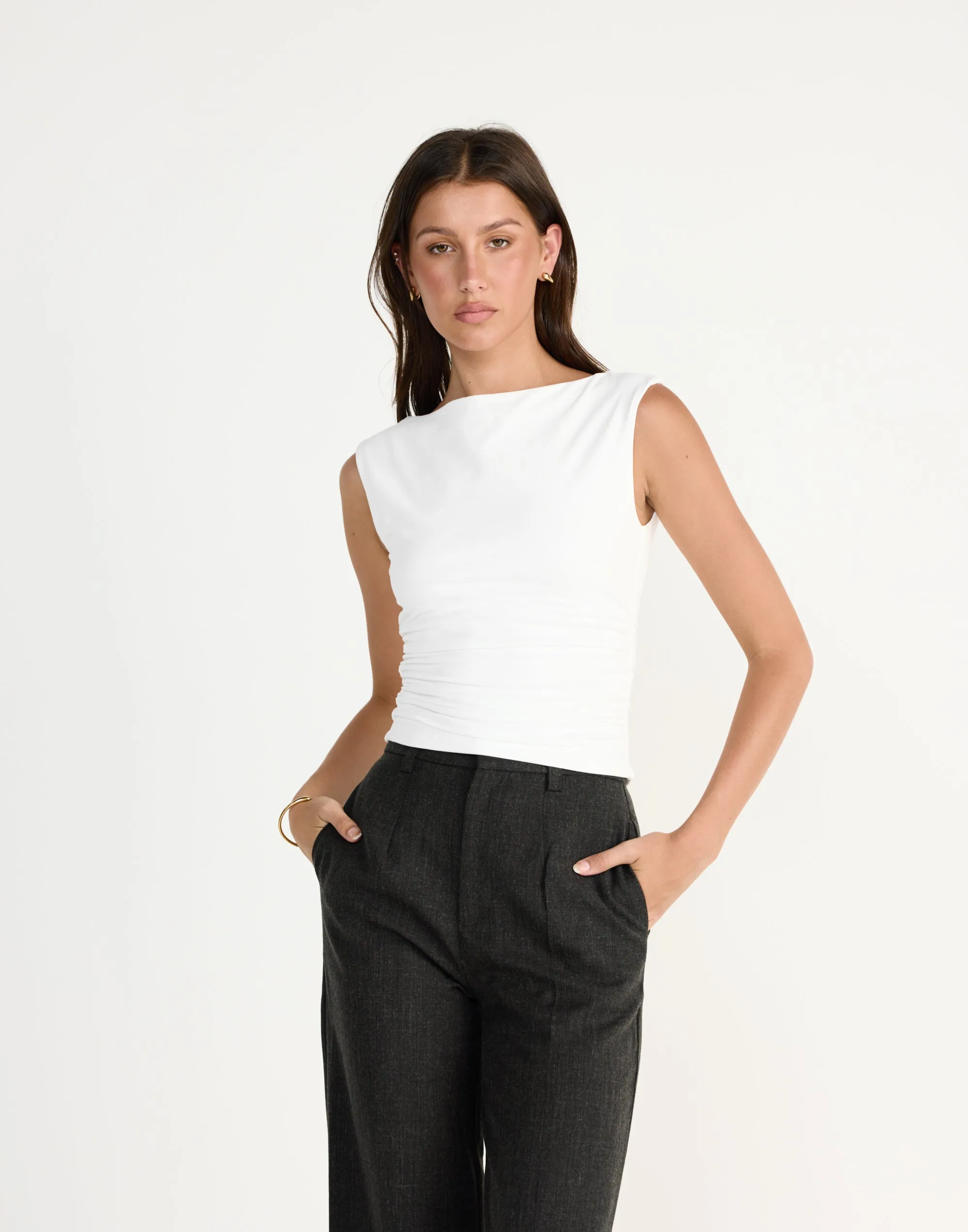 Kellan Top (White) sold by Charcoal Clothing product image thumbnail 2