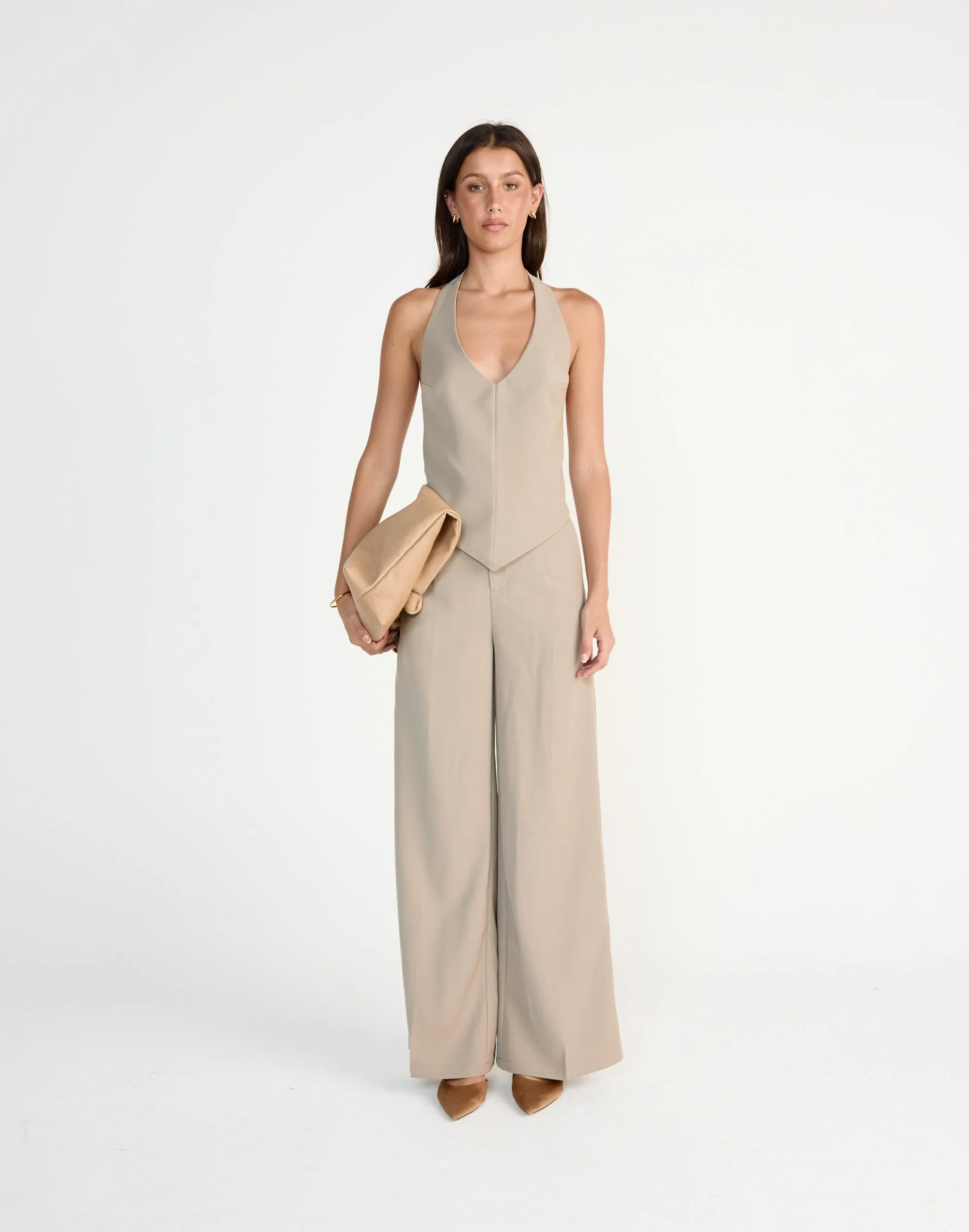 Grace Pants (Dusty Sage) sold by Charcoal Clothing