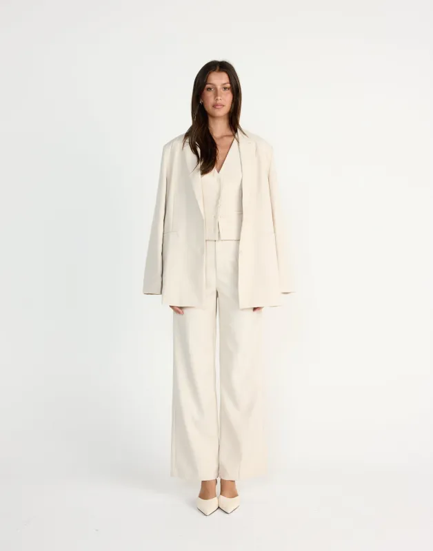 Reagan Blazer (Cream Marle) sold by Charcoal Clothing