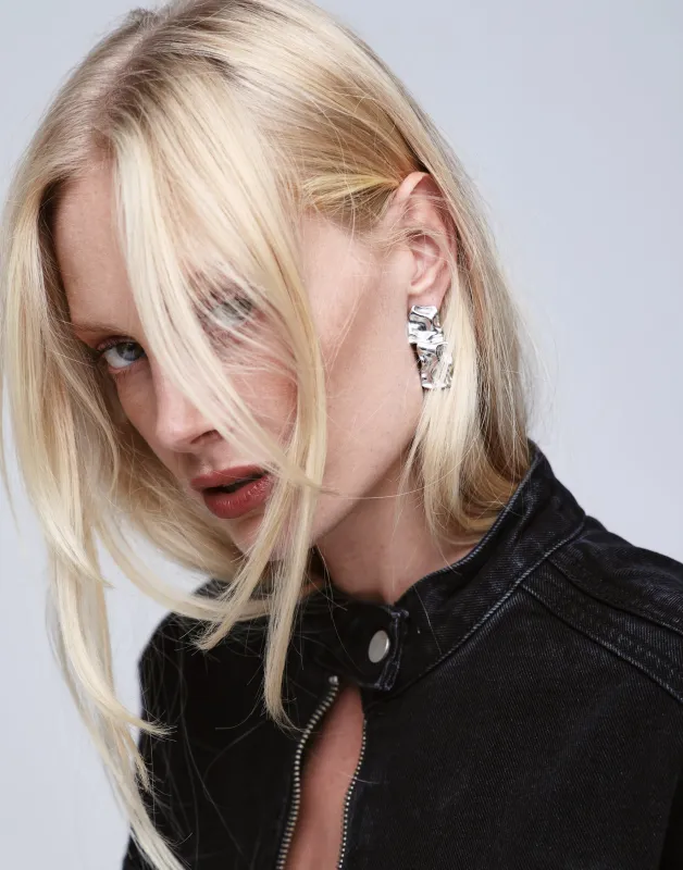 Solene Earrings (Silver) sold by Charcoal Clothing