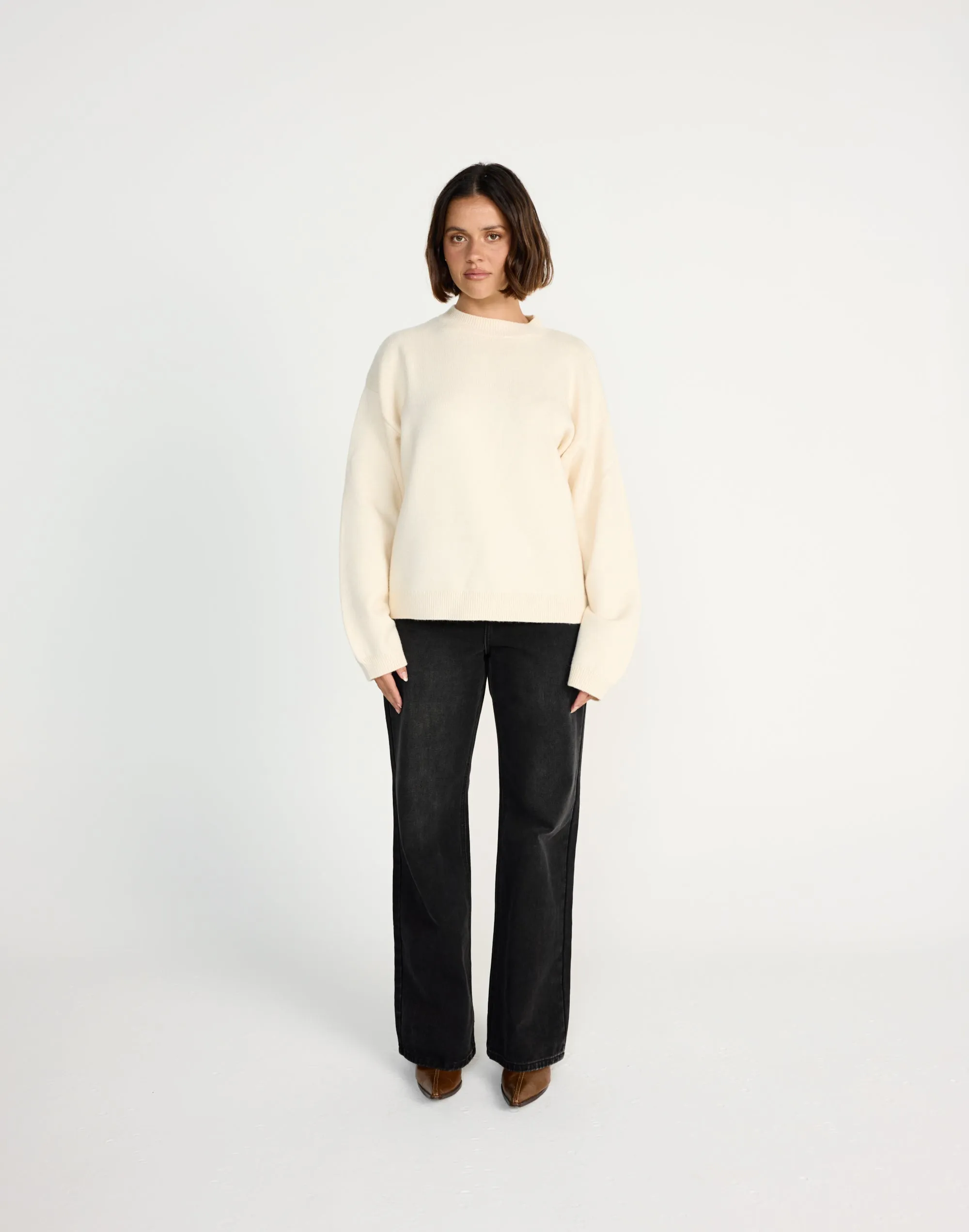 Reece Jumper (Oat) sold by Charcoal Clothing