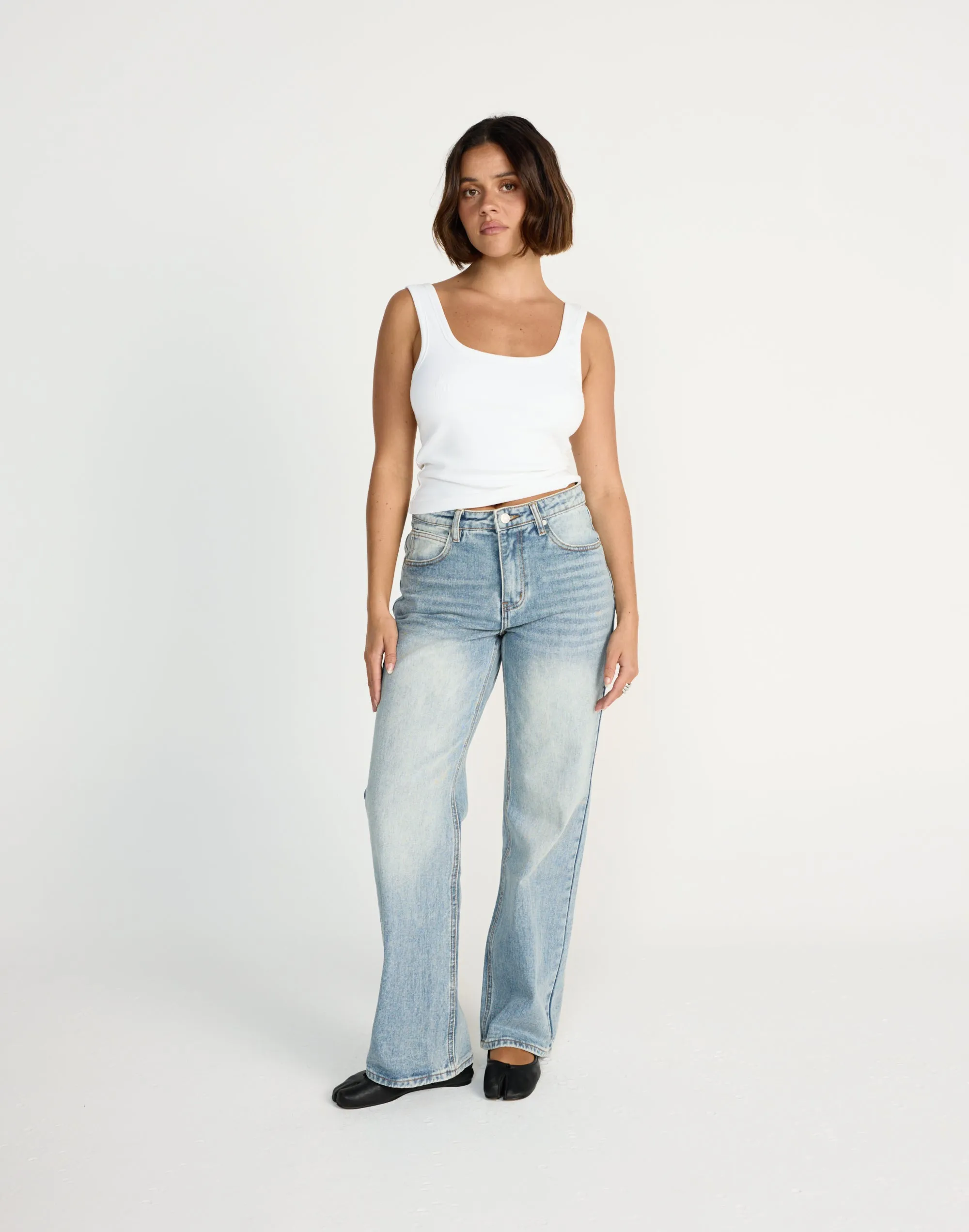 Jayden Tank (White) sold by Charcoal Clothing product image thumbnail 2