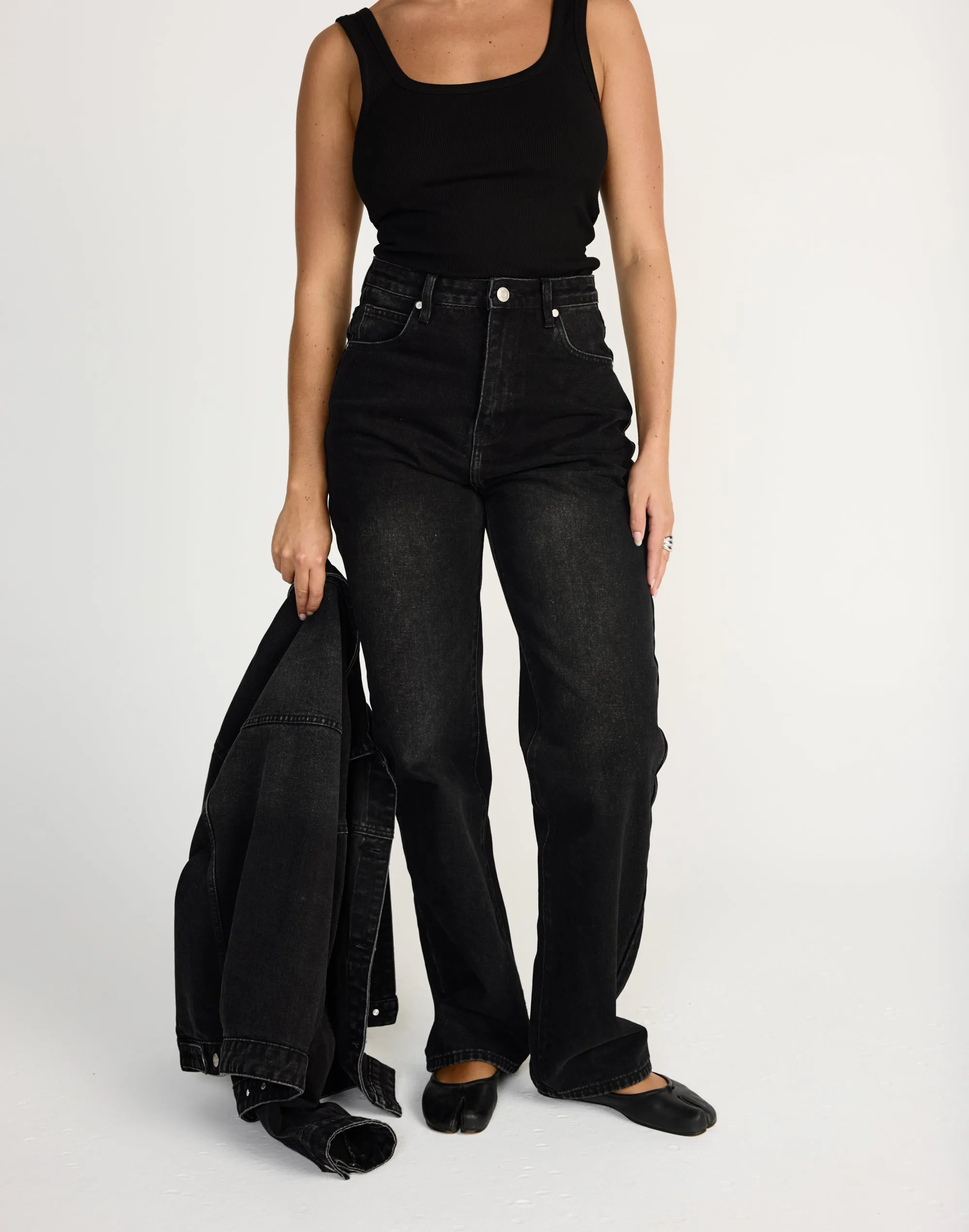 Briggs Jeans (Black Faded) sold by Charcoal Clothing product image thumbnail 3
