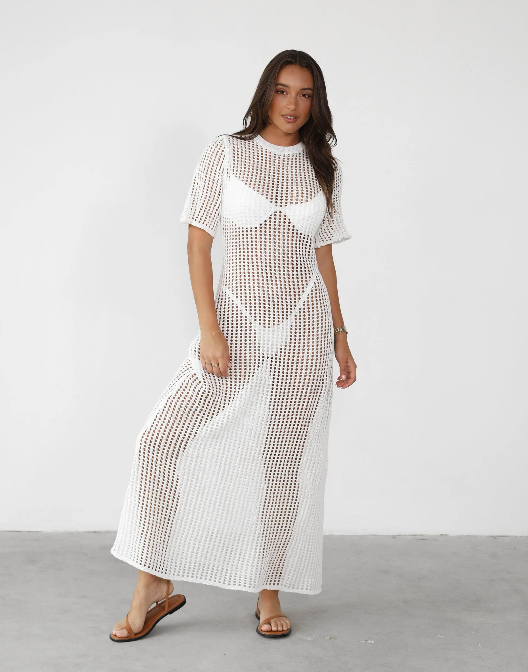 Phoemela Maxi Dress (White) sold by Charcoal Clothing product image thumbnail 3