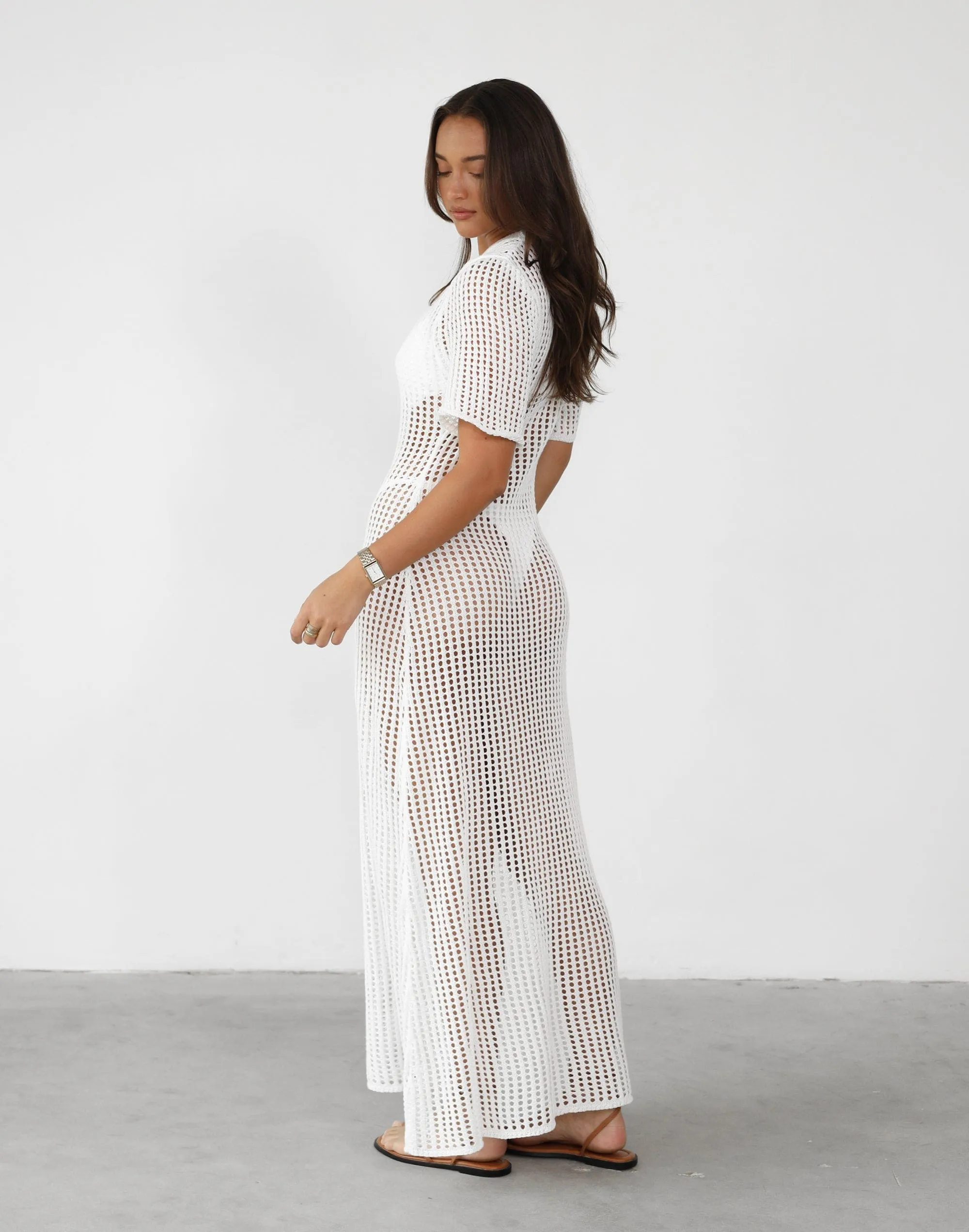 Phoemela Maxi Dress (White) sold by Charcoal Clothing product image thumbnail 4