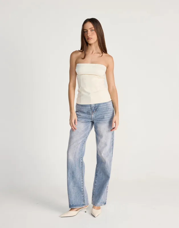 Suki Top (Cream) sold by Charcoal Clothing