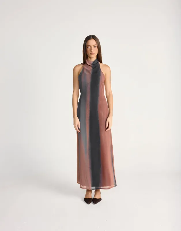 Soirée Maxi Dress (Bittersweet) sold by Charcoal Clothing