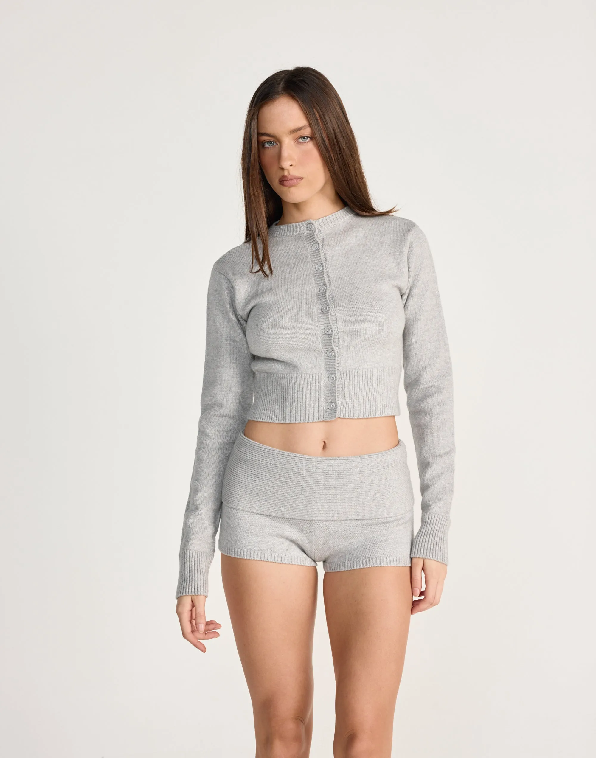 Fireside Shorts (Grey Marle) sold by Charcoal Clothing product image thumbnail 4