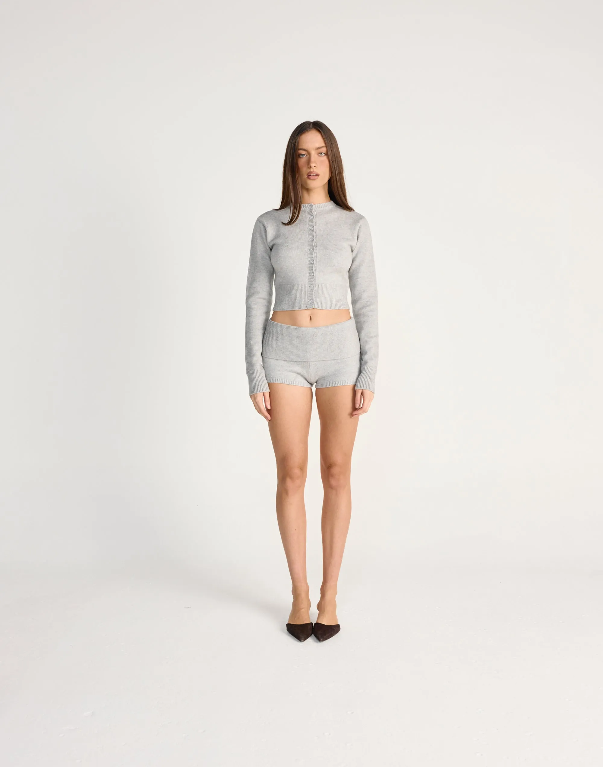 Fireside Shorts (Grey Marle) sold by Charcoal Clothing product image thumbnail 2