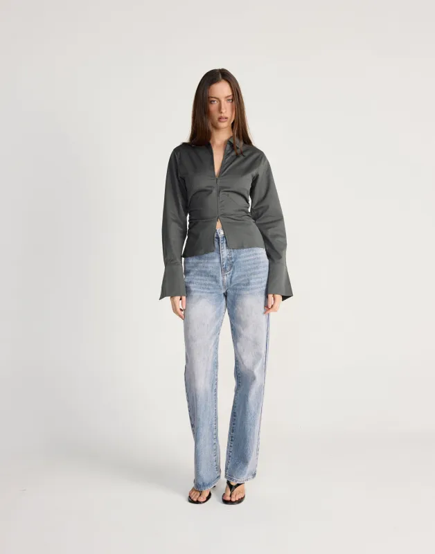 Libra Top (Slate) sold by Charcoal Clothing