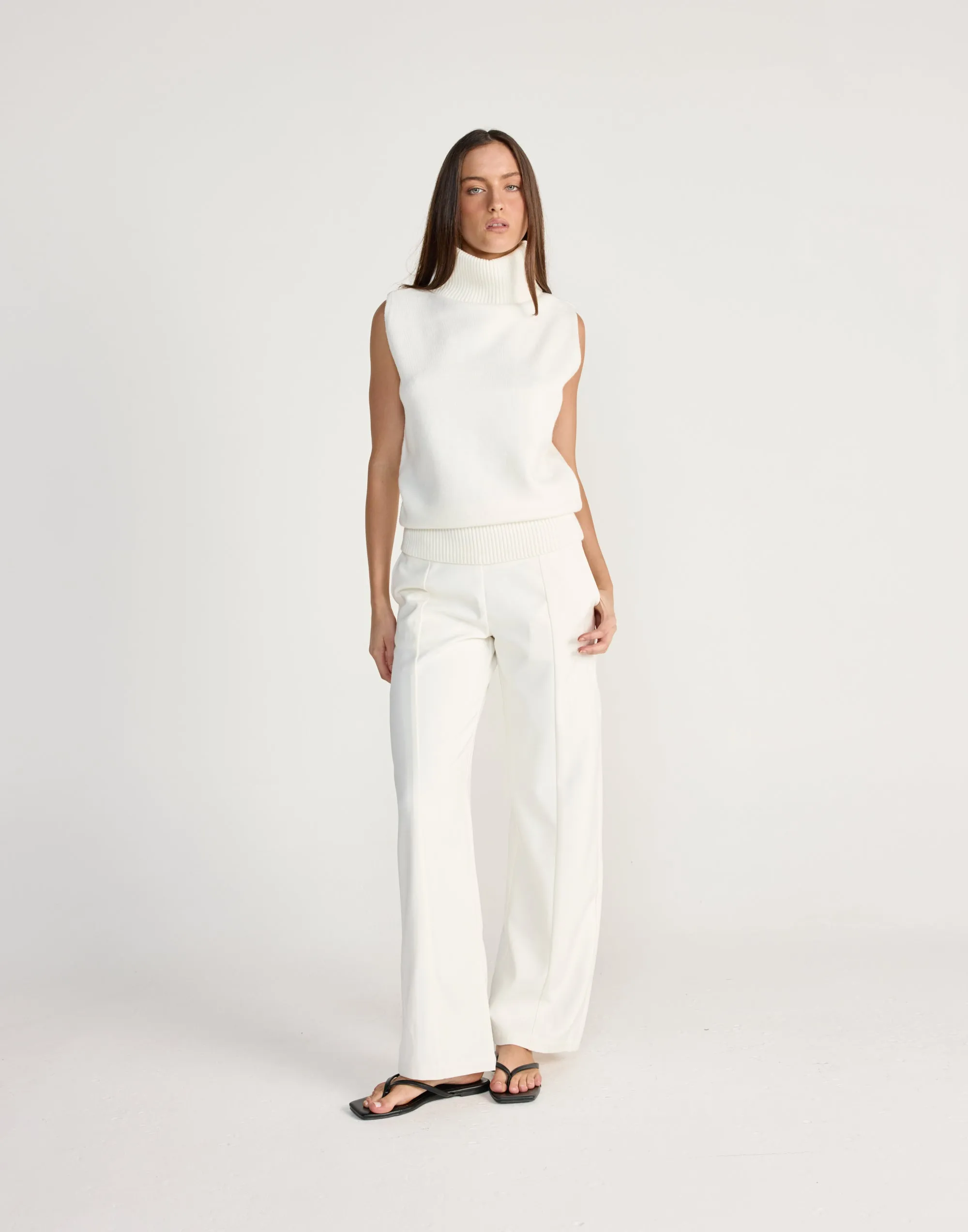 August Vest (Off White) sold by Charcoal Clothing product image thumbnail 3