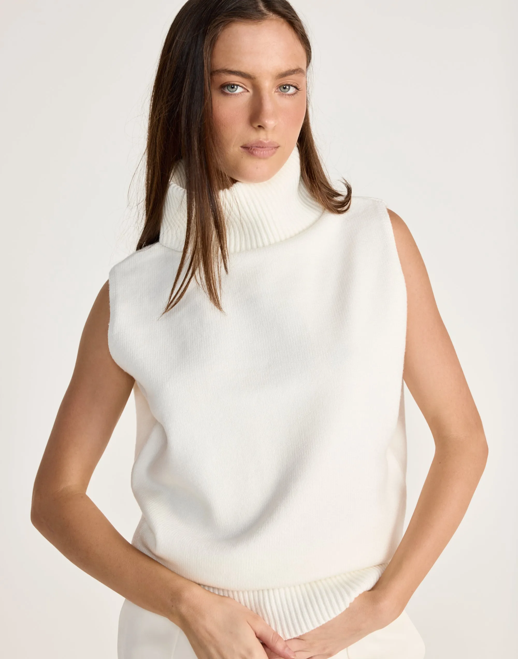 August Vest (Off White) sold by Charcoal Clothing