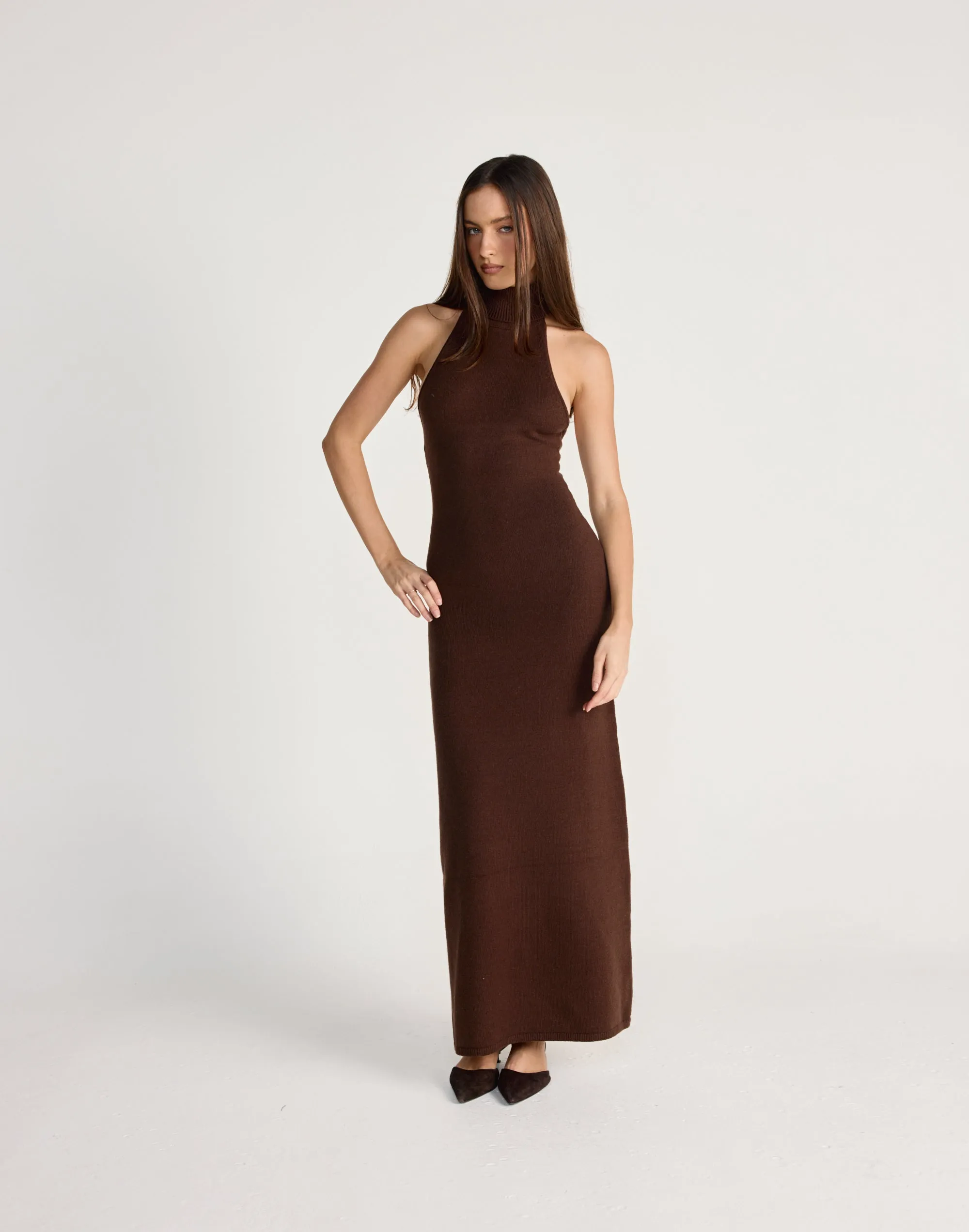 Ninette Maxi Dress (Chocolate) sold by Charcoal Clothing product image thumbnail 4