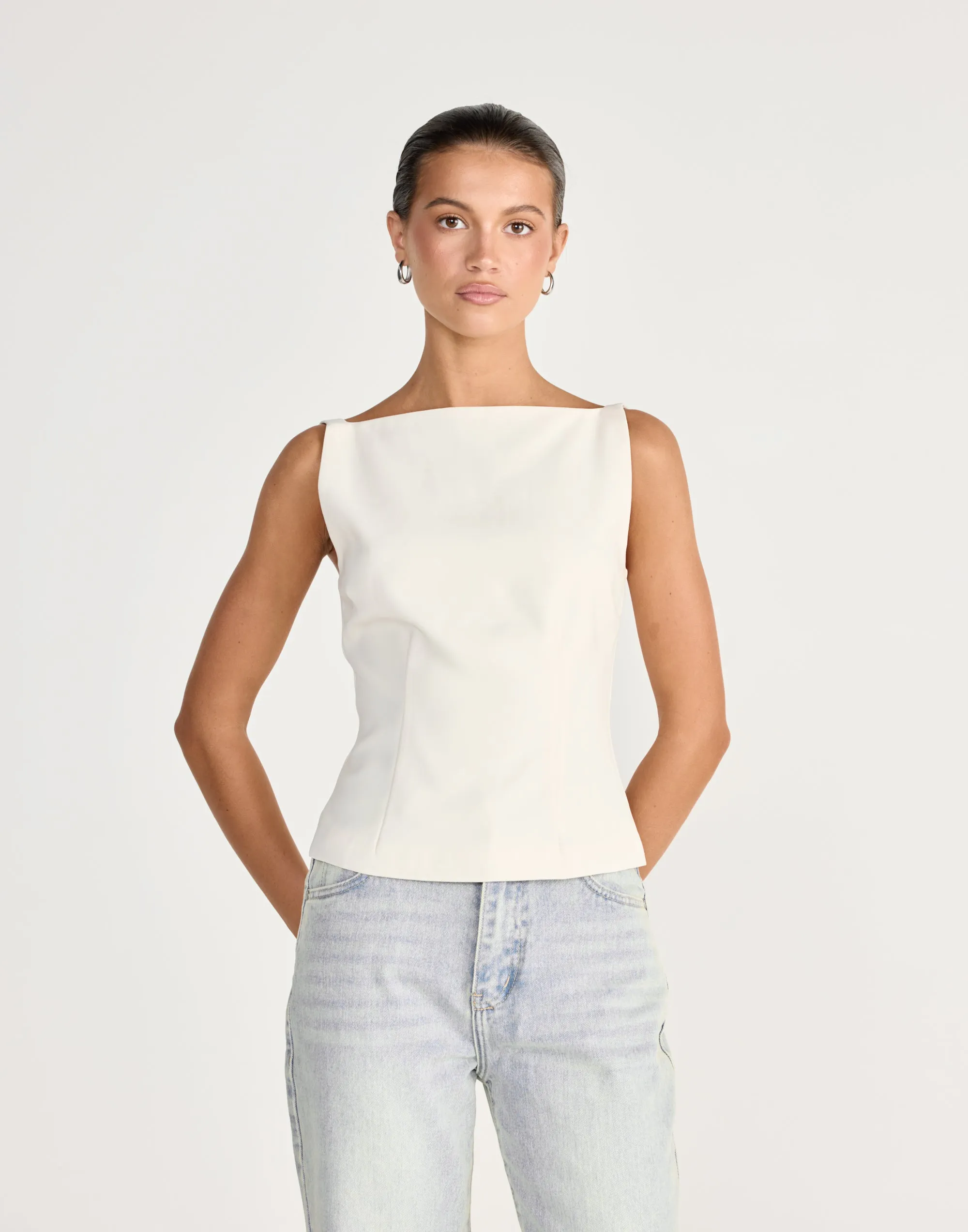 Tanner Top (Oat) sold by Charcoal Clothing product image thumbnail 3
