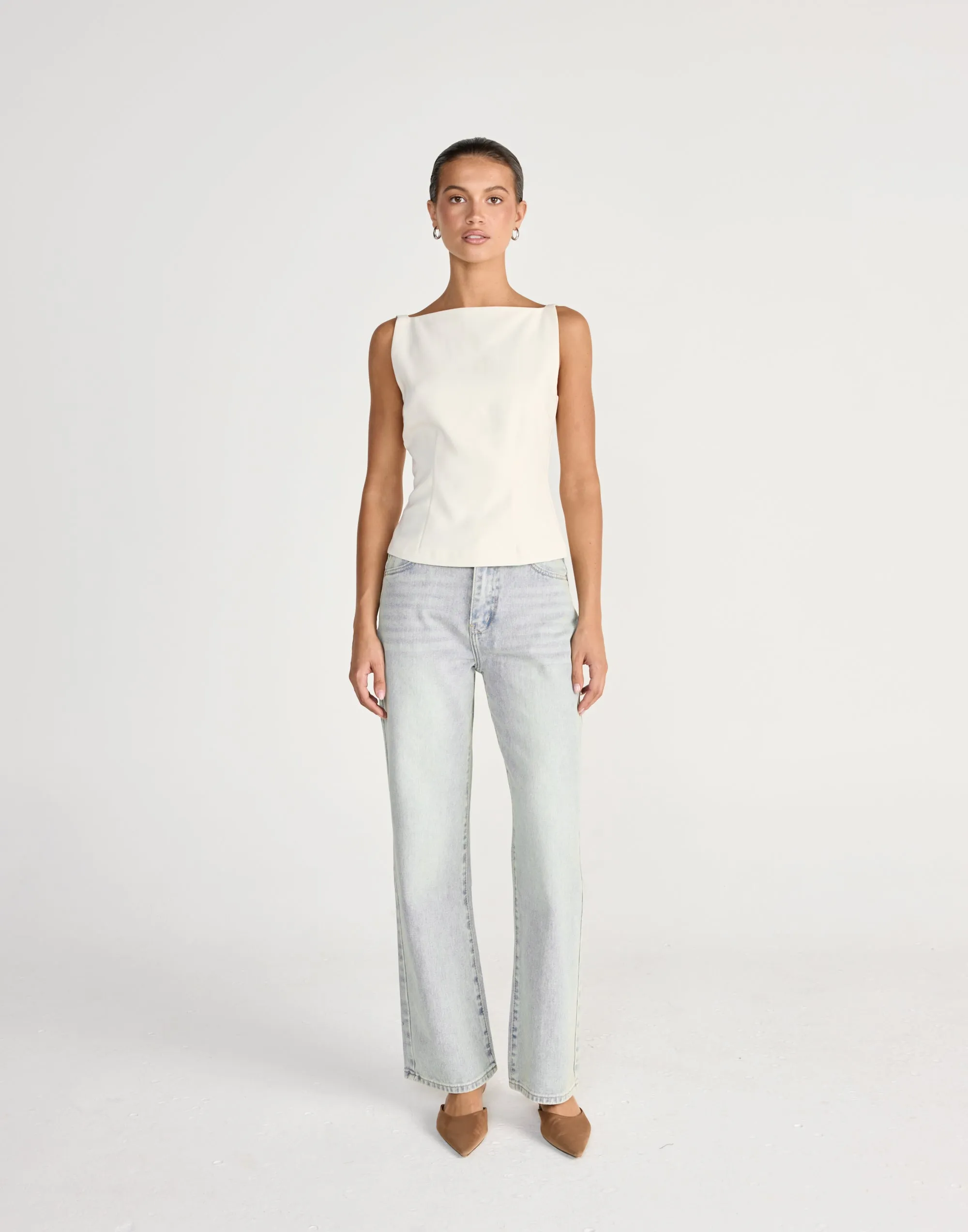 Tanner Top (Oat) sold by Charcoal Clothing