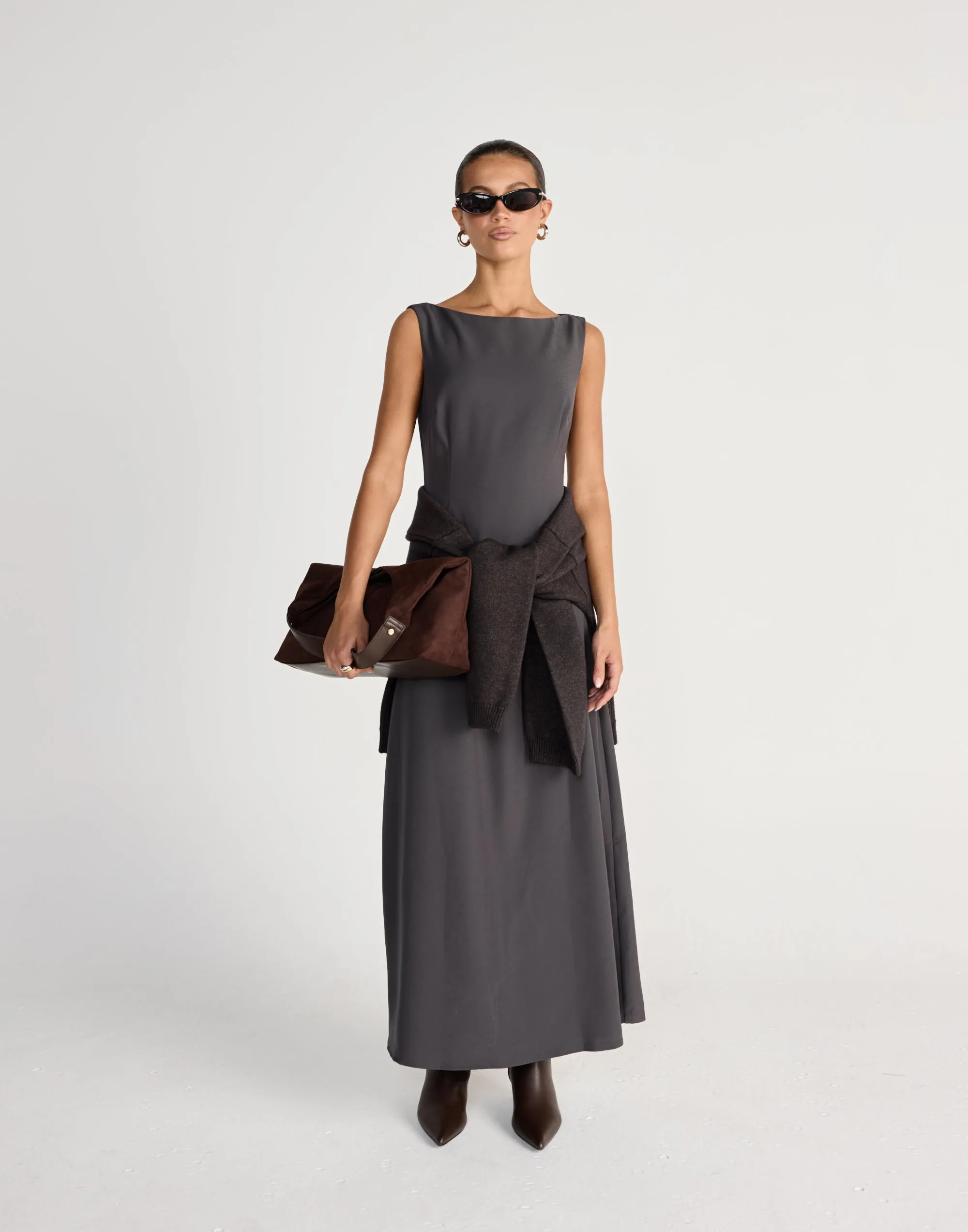 Aisling Maxi Dress (Slate) sold by Charcoal Clothing product image thumbnail 3